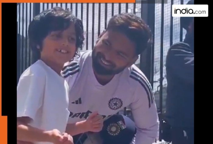 Rishabh Pant’s touching act of kindness for differently-abled fan goes VIRAL, Watch HERE