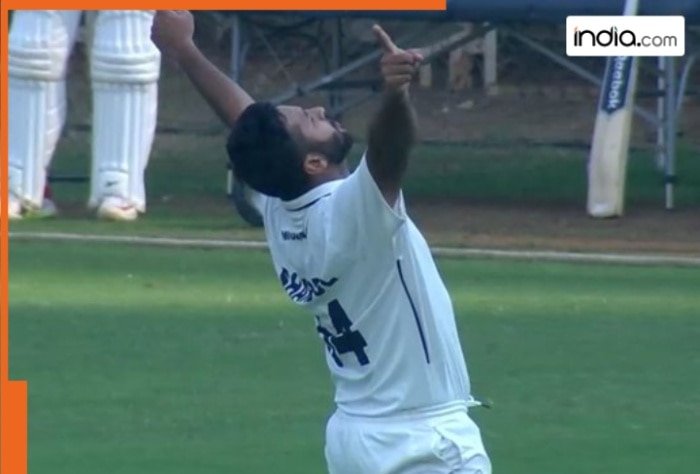 Shardul Thakur roars with pride after stunning century off 105 balls in Ranji Trophy