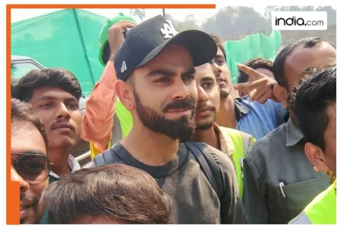 Virat Kohli’s humble gesture, gifts gloves to a fan during practice session in Alibaug ahead of Ranji Trophy comeback vs Railways