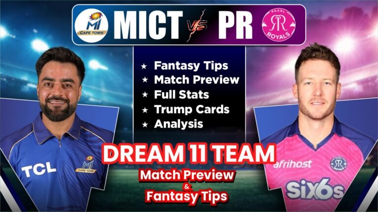 MICT vs PR Dream11 Team Today Prediction, MICT vs DSG Dream11 Fantasy Tips, Stats and Analysis