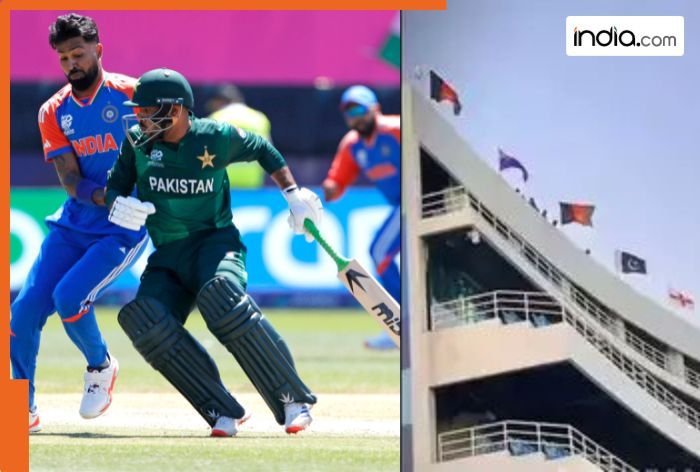 India flag goes missing at ICC Champions Trophy 2025 venue in Karachi, video goes viral ahead of India vs Pakistan match