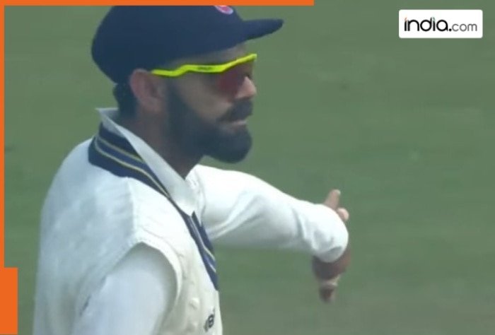 Chaos at Virat Kohli’s Ranji Trophy match, as 3 pitch invaders at Arun Jaitley Stadium…