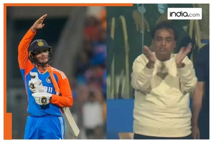 Mukesh Ambani can’t keep calm, gives standing ovation after Abhishek Sharma slams century against England in the 5th T20I