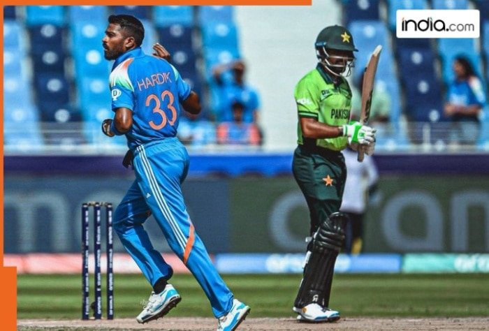 Hardik Pandya’s cheeky send-off to Babar Azam after dismissal sparks social media buzz, video goes viral