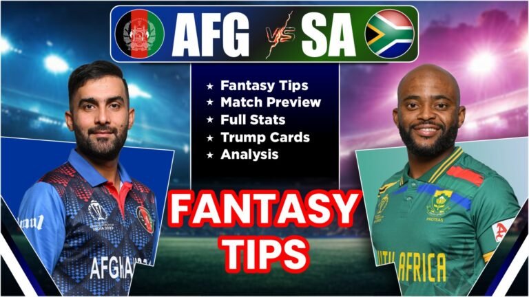 Fantasy Tips, Stats and Analysis