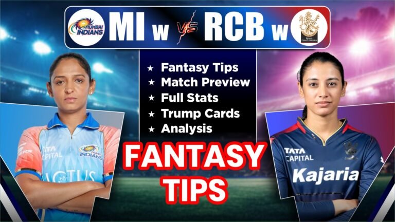 RCB W vs MI W Fantasy Team Prediction Today, BLR W vs MUM W Team of Dream11: Player Stats, Possible 11