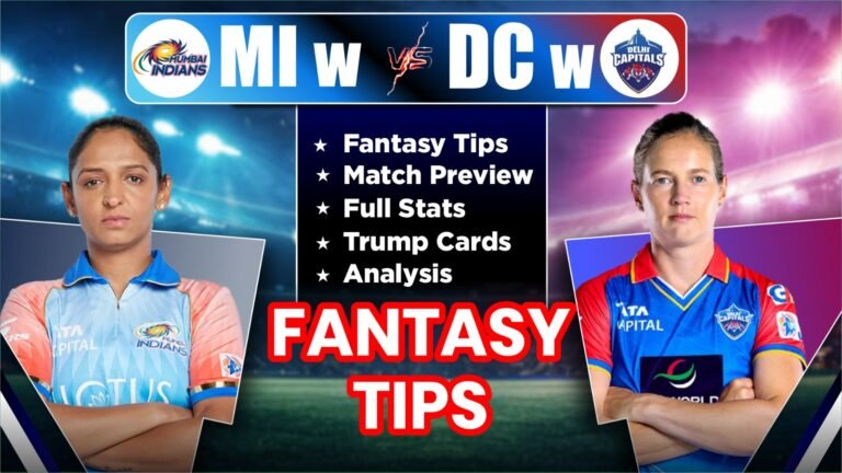MI W vs UP W Fantasy Team Prediction Today, MUM W vs UP W Team of Dream11: Player Stats, Possible 11