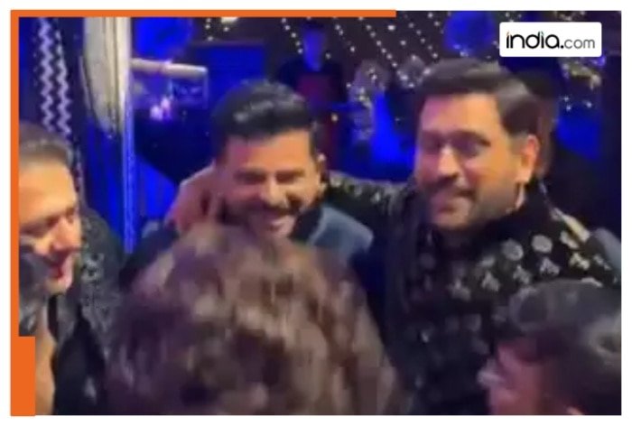 MS Dhoni, Suresh Raina light up the dance floor at ‘sangeet ‘ ceremony