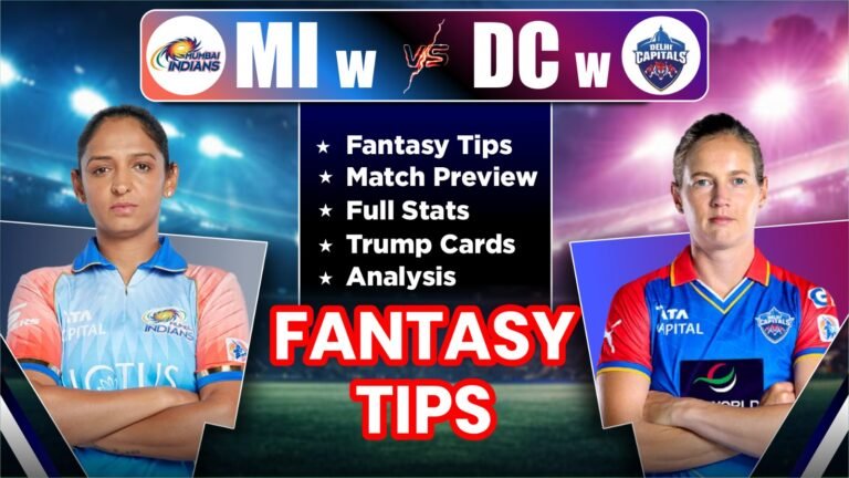 DC W vs MI W Fantasy Team Prediction Today, MUM W vs DEL W Team of Dream11: Player Stats, Possible 11