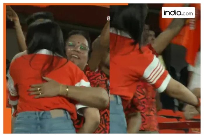 Kavya Maran shares heartfelt moment with Abhishek Sharma’s Parents after his century vs PBKS in IPL 2025