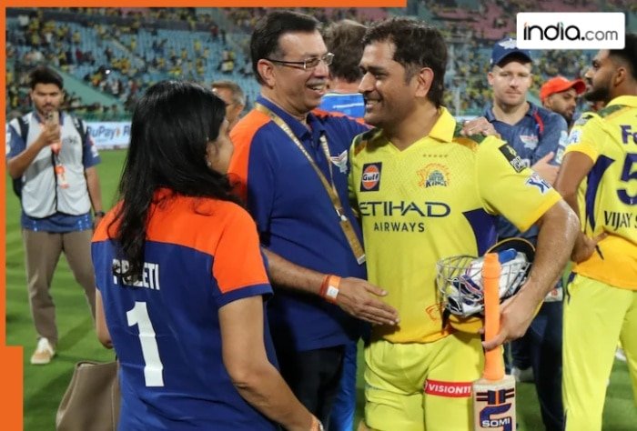 MS Dhoni and Sanjiv Goenka seen talking after LSG vs CSK match, once he sacked him as a captain for….