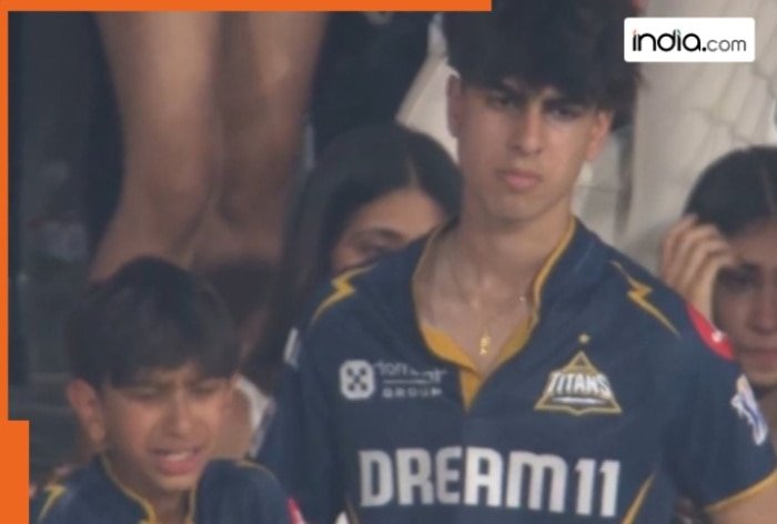 Ashish Nehra’s son in tears after Gujarat Titans defeat against Mumba Indians in IPL 2025 Eliminator