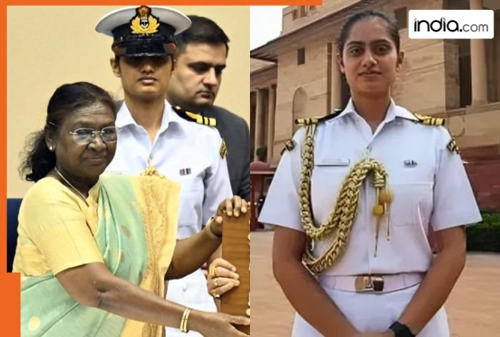 Meet Yashaswi Solankee, first woman navy officer to become President Droupadi Murmu’s….