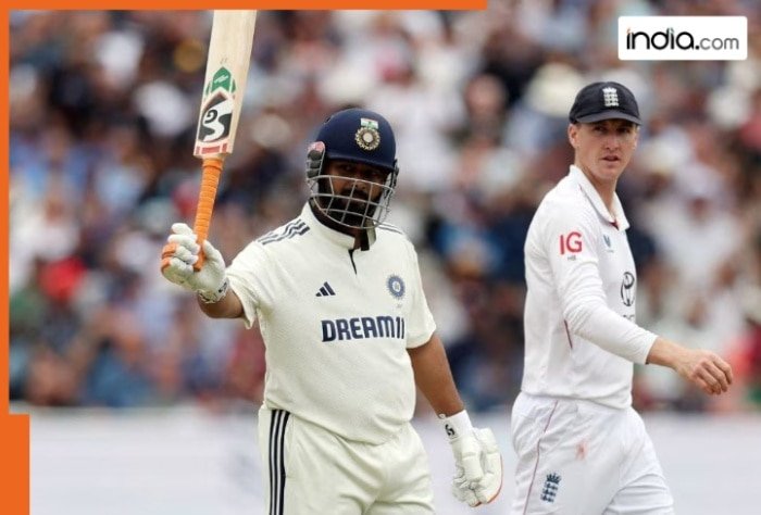 Rishabh Pant gives epic reply to Harry Brook during India vs England 2nd Test, video goes viral