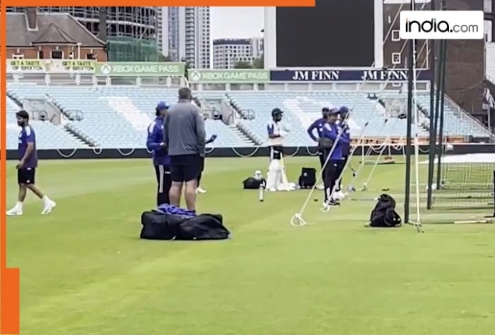 Heated conversation between Gautam Gambhir and the Oval pitch curator for…, video goes viral