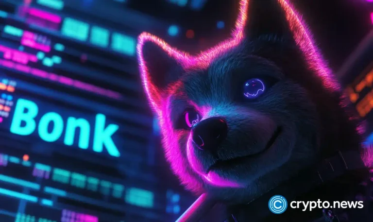 BONK price surges 60% in a week, eyes $0.000040 as 1M holder milestone nears